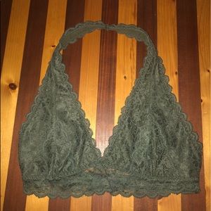 PERFECT CONDITION Hollister Olive Green Bralette